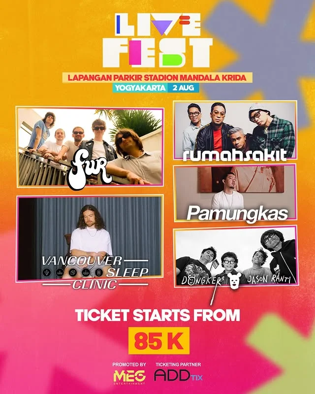 Poster Live Fest Yogyakarta 2026