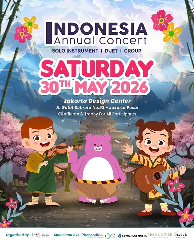 Poster Indonesia Annual Concert 2026