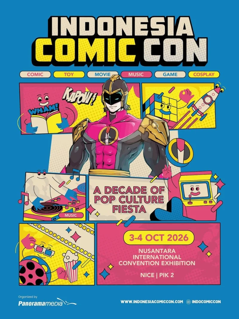 Poster Indonesia Comic Con 2026
