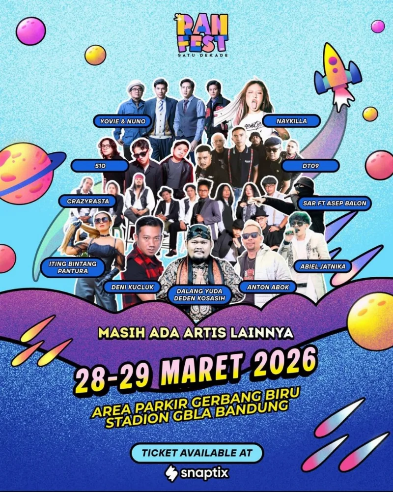 Poster Ran Fest Satu Dekade