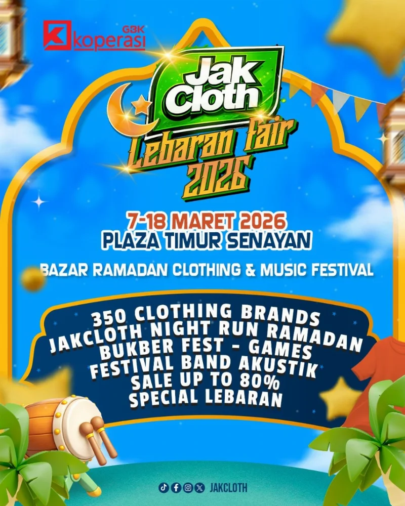 Poster Jakcloth Lebaran Fair 2026