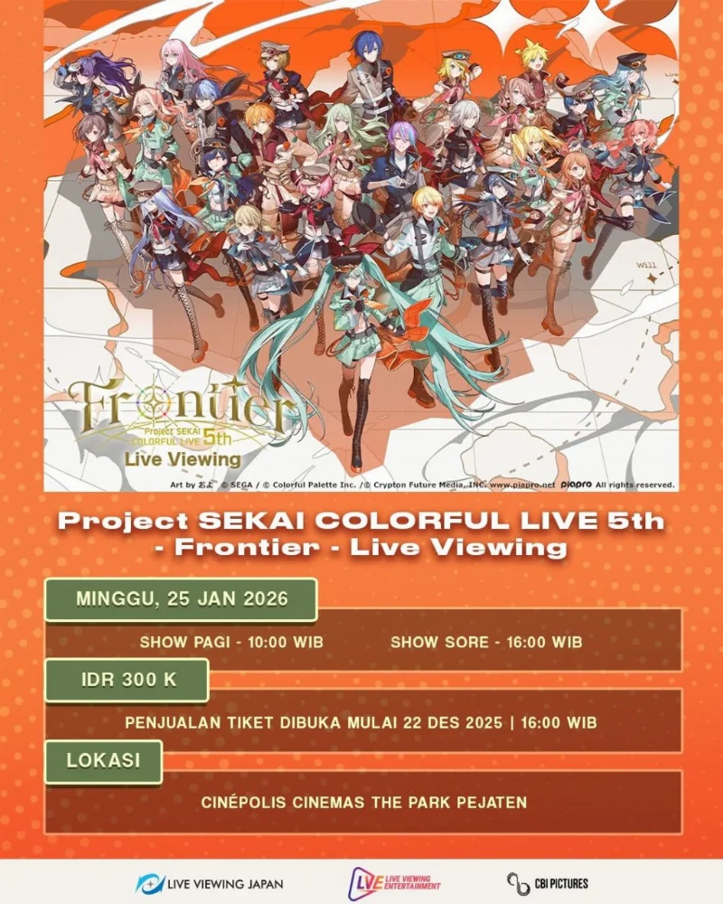 Poster Project SEKAI COLORFUL LIVE 5th - Frontier
