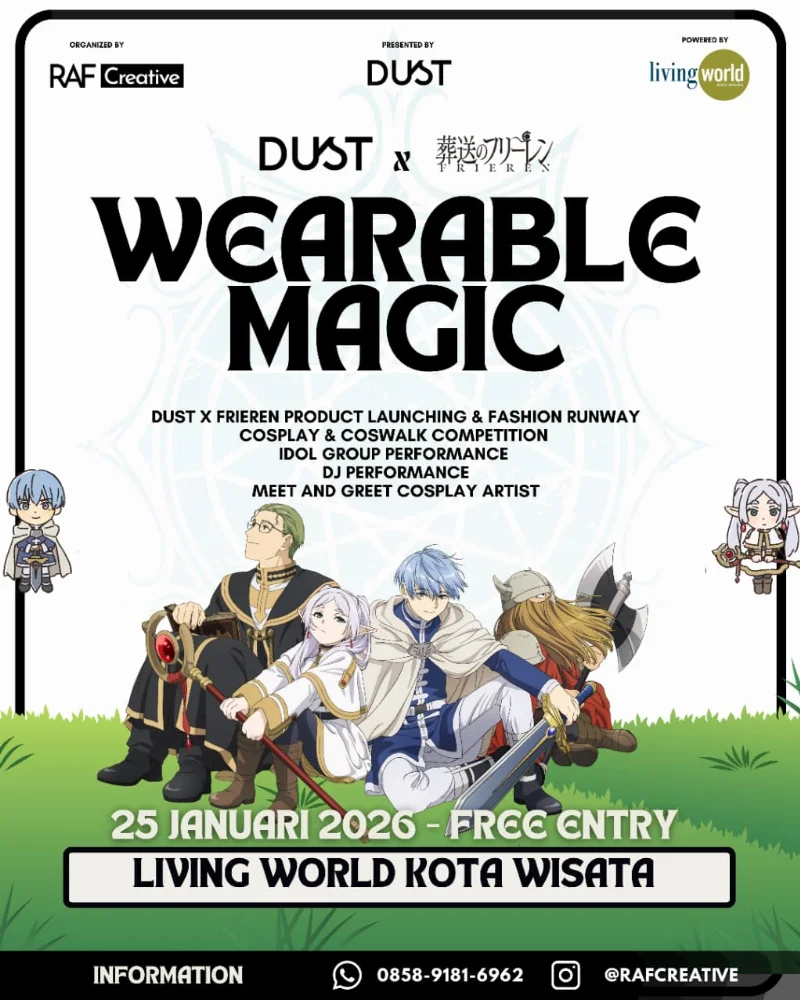 Poster Dust X Frieren Wearable Magic