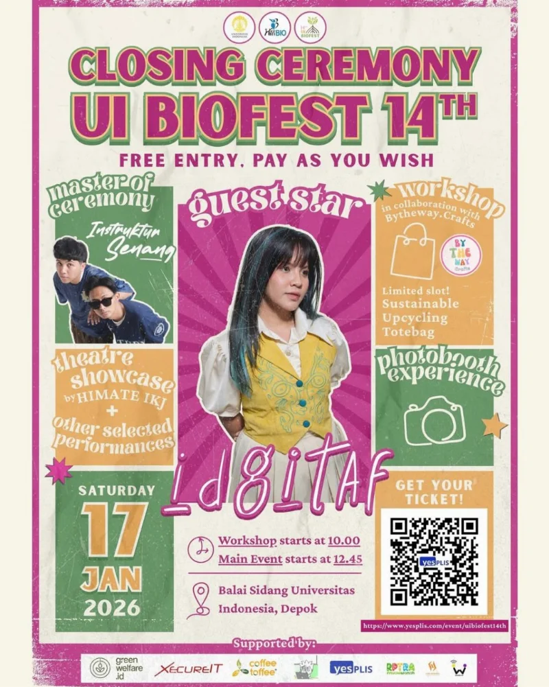 Poster UI BIOFEST ke-14