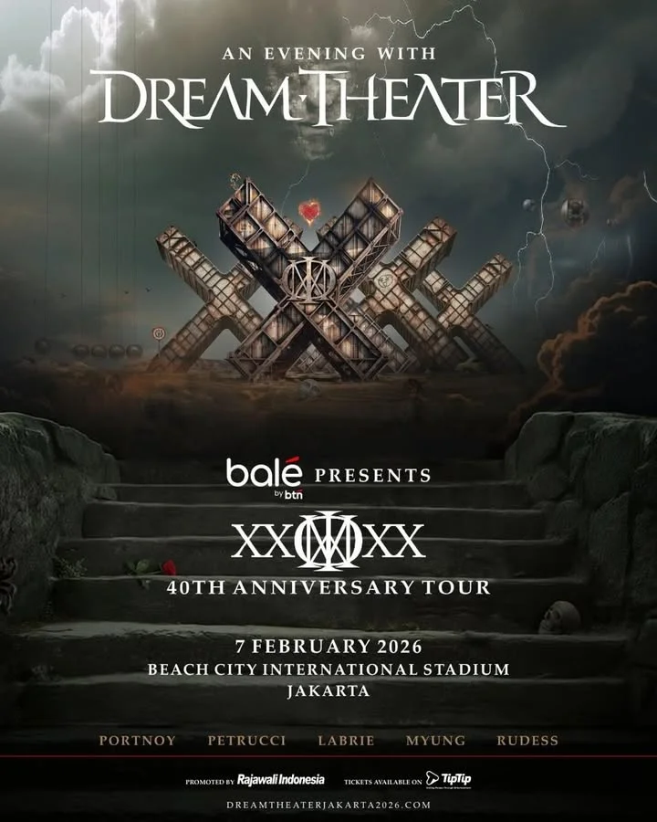 Poster DREAM THEATER: 40th Anniversary Tour in Jakarta!