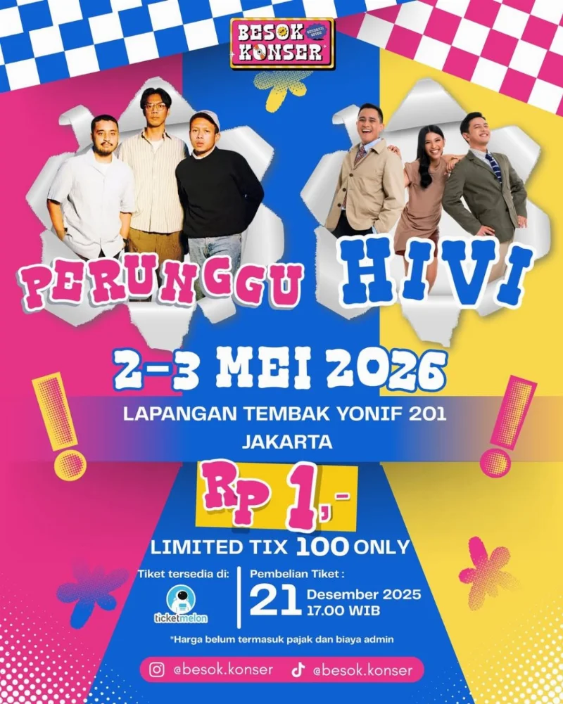 Poster Besok Konser 2026