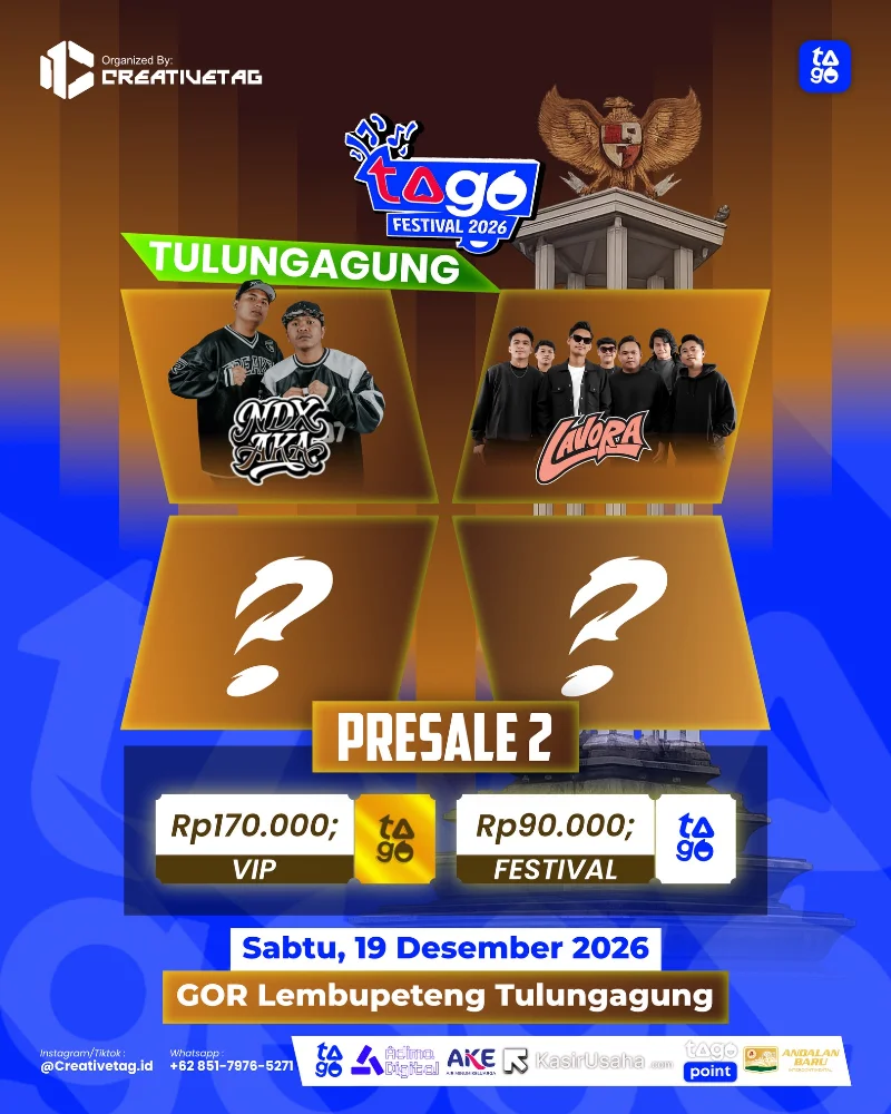 Poster TAGO Festival Tulungagung 2026