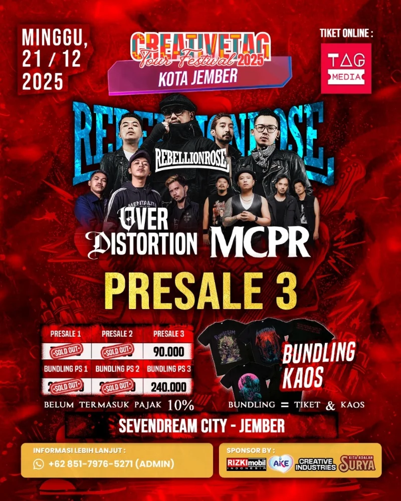 Poster PUNKSTORM 2025: JEMBER