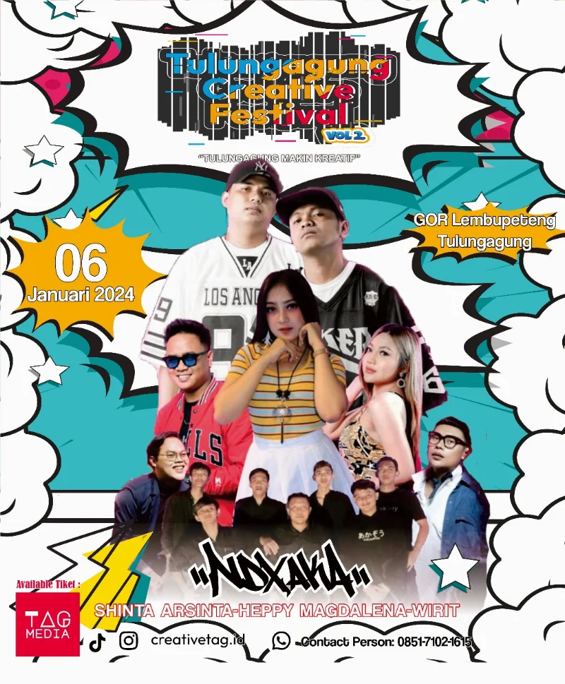 Poster Tulungagung Creative Festival Vol.2