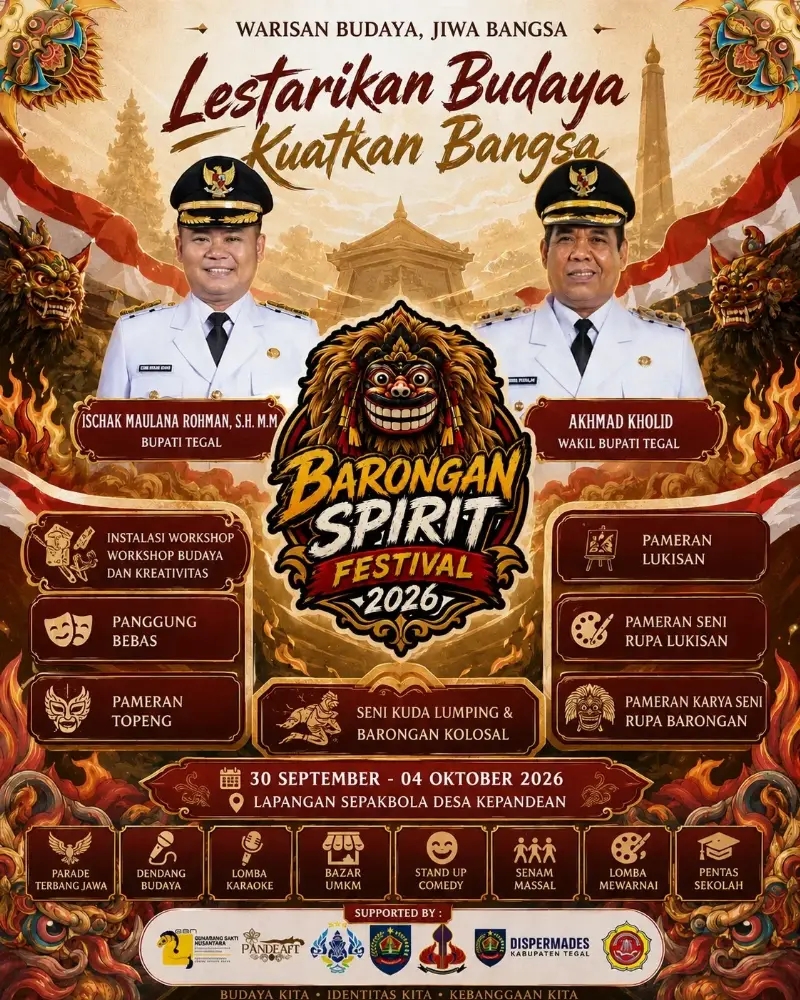 Poster Barongan spirit festival