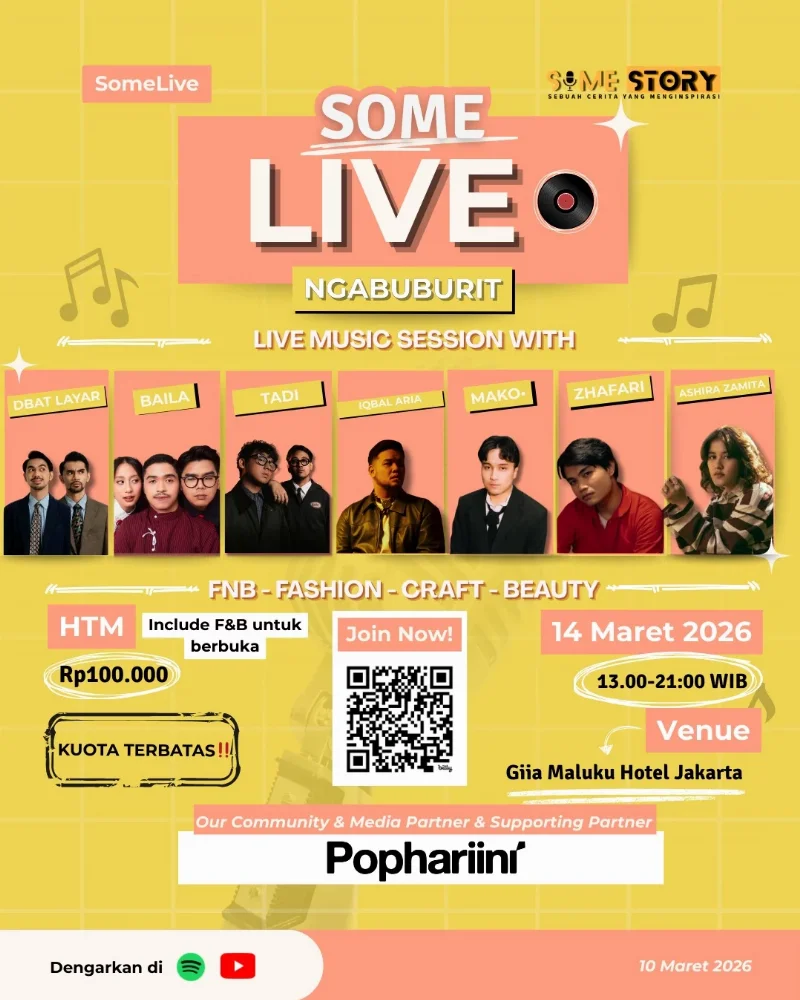 Poster SOME LIVE NGABUBURIT