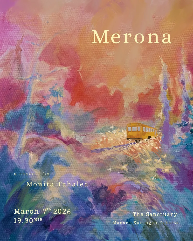 Poster Merona a concert by Monita Tahalea