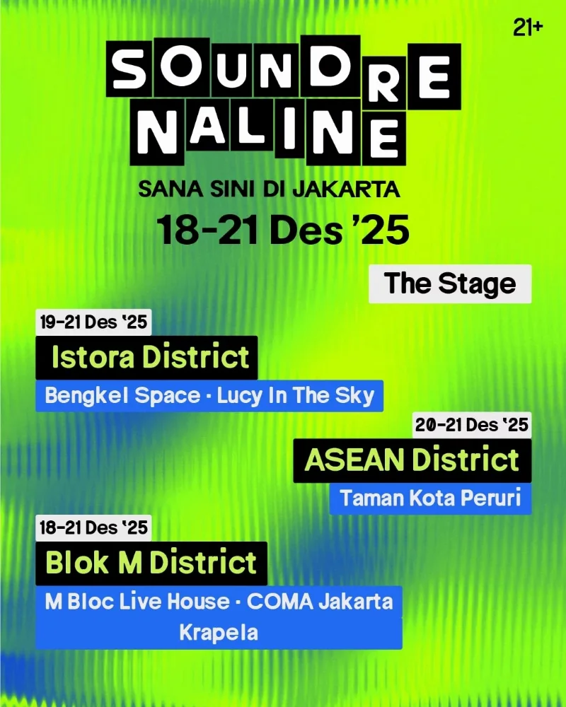 Poster Soundrenaline Jakarta 2025