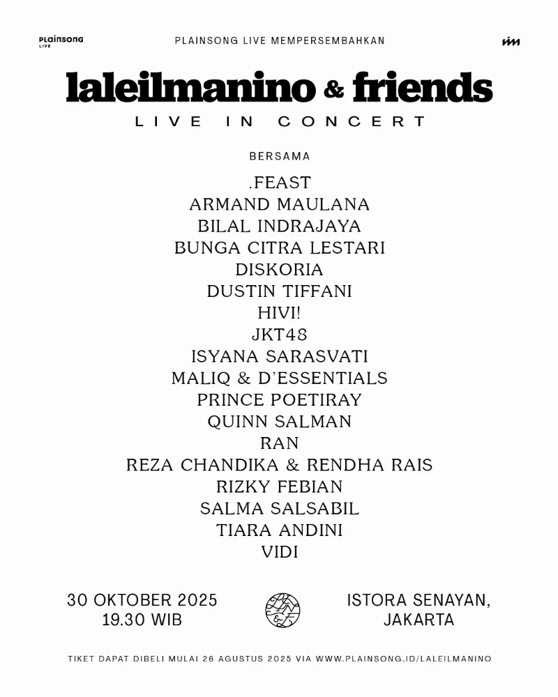 Poster Laleilmanino & Friends Live in Concert