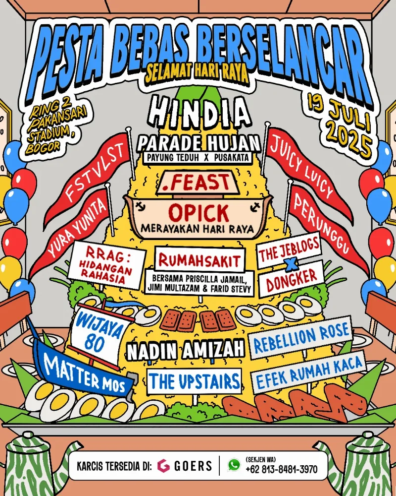 Poster Pesta Bebas Berselancar