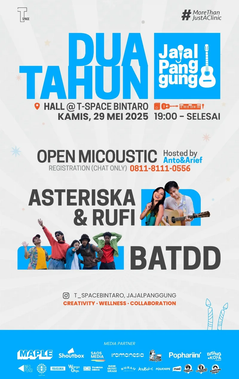 Poster Dua Tahun Jajal Panggung