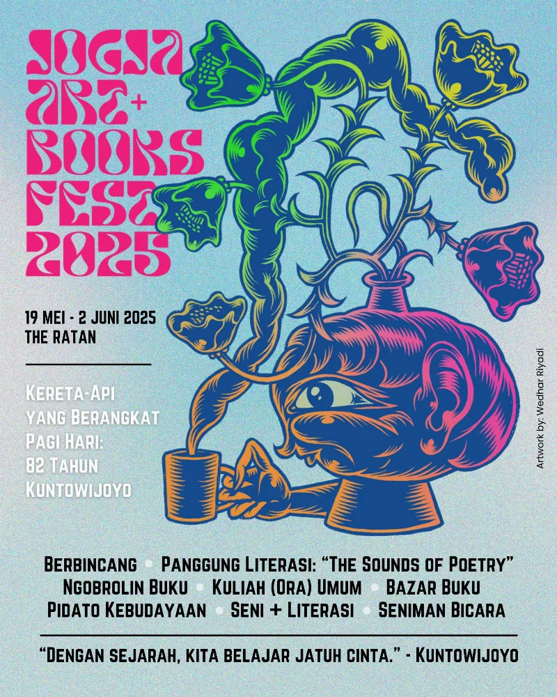 Poster Jogja Art & Book Festival 2025