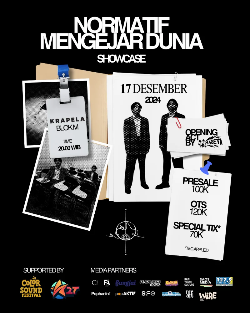 Poster NORMATIF: MENGEJAR DUNIA SHOWCASE