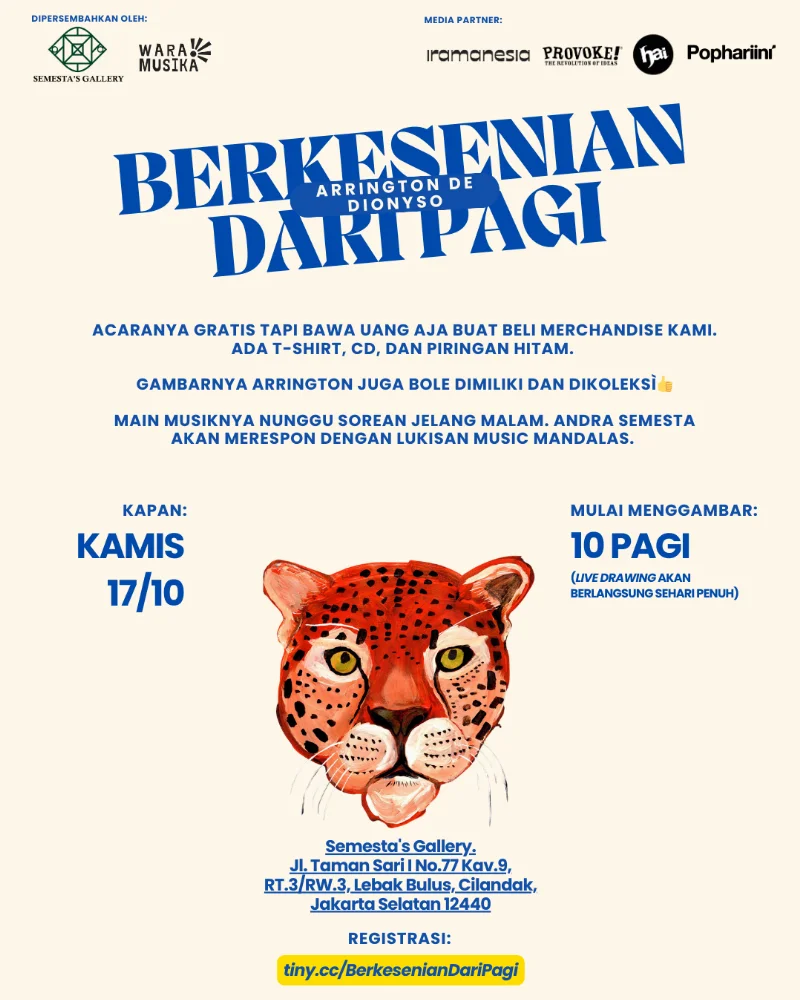 Poster Berkesenian Dari Pagi