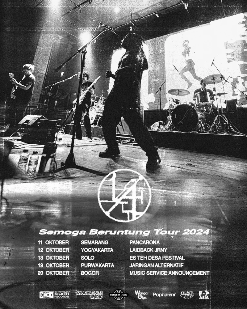 Poster Satu Per Empat: Semoga Beruntung Tour 2024