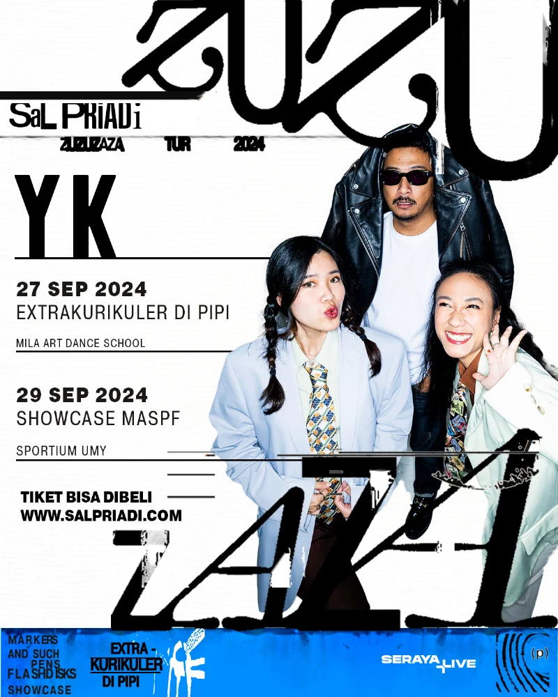 Poster Sal Priadi: Tur Zuzuzaza Yogyakarta