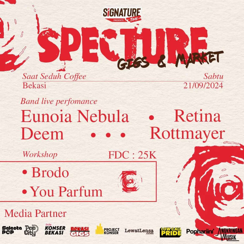 Poster Specture: Gigs & Market
