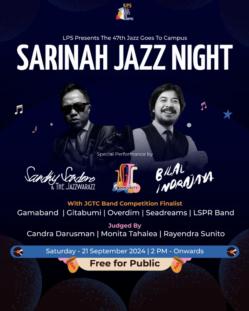 Poster Sarinah Jazz Night