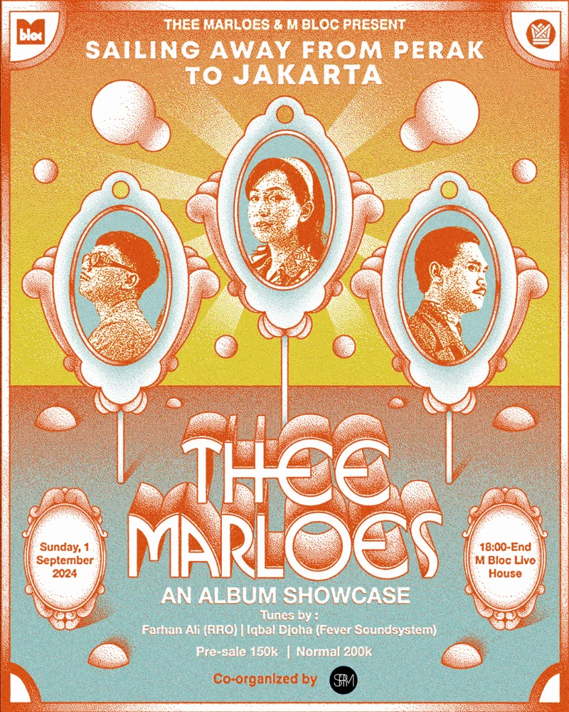 Poster Thee Marloes: Sailing Away from Perak to Jakarta