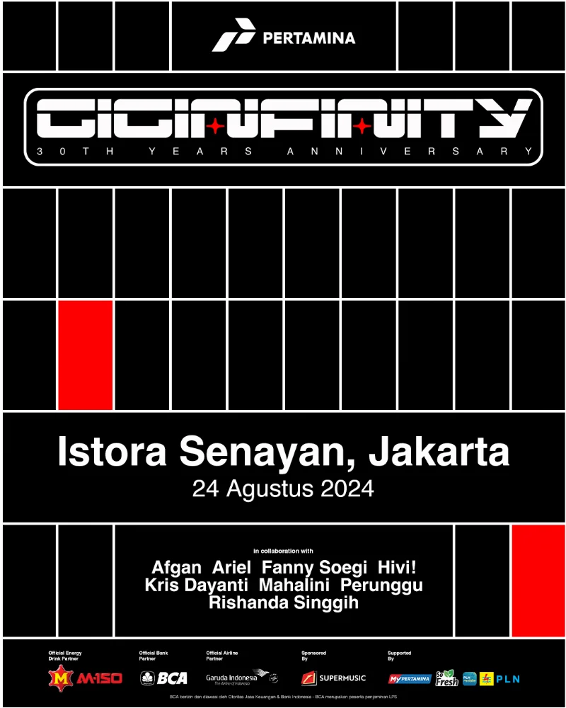 Poster GIGINFINITY 30th Years Anniversary