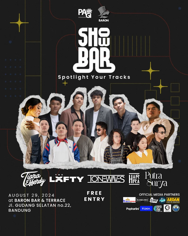 Poster Showbar: Spotlight Your Tracks