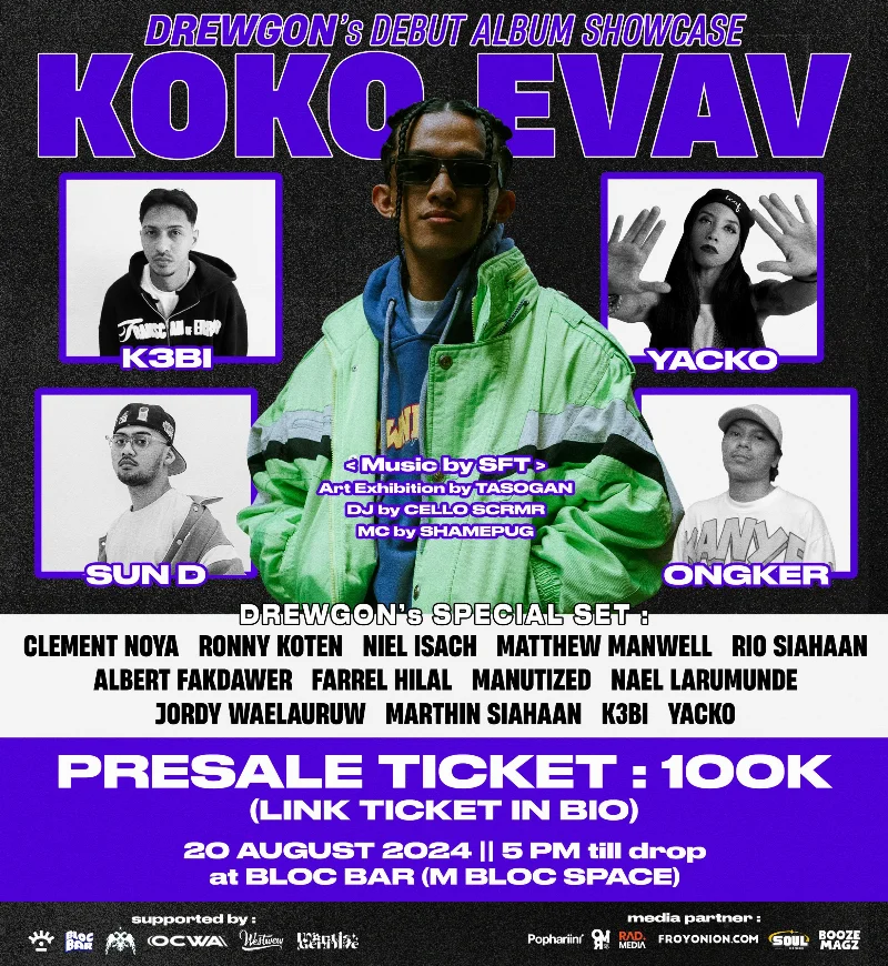 Poster Drewgon: Koko Evav Showcase