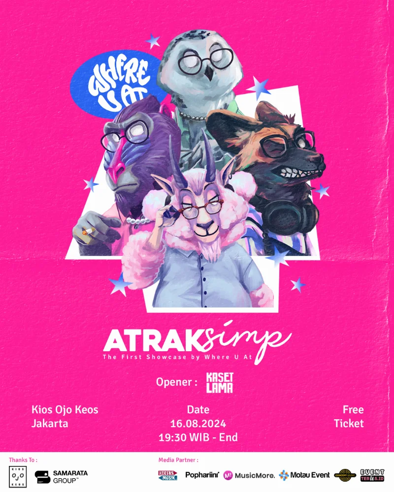 Poster ATRAKSimp: The First Showcase by Where U At