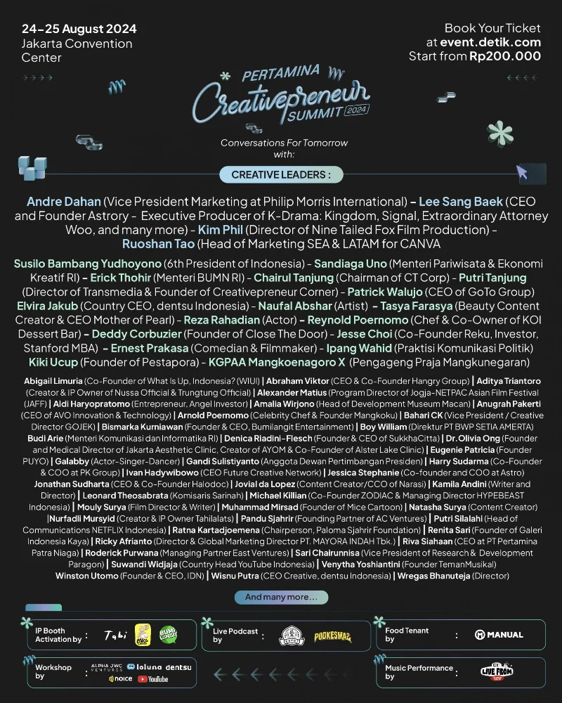 Poster Creativepreneur Summit 2024
