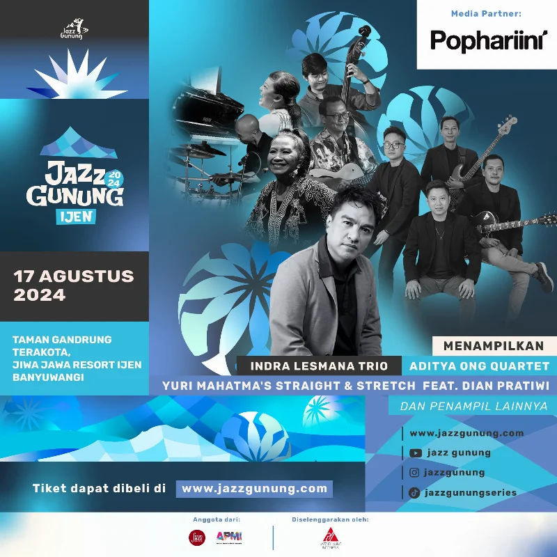 Poster Jazz Gunung Ijen 2024