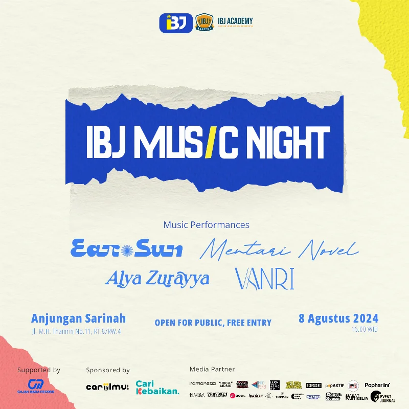 Poster IBJ Music Night 2024