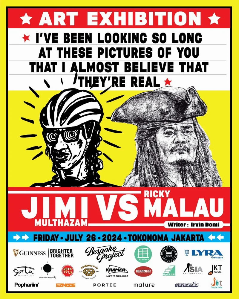 Poster Art Exhibition: Jimi Multazam vs Ricky Malau