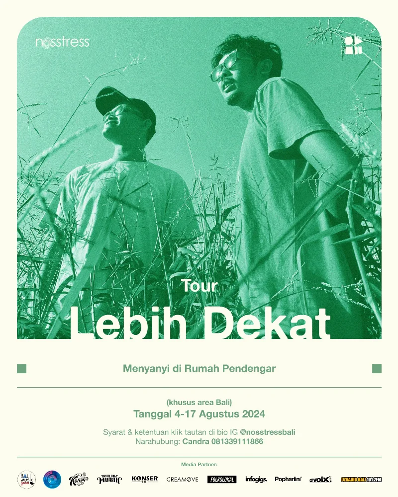 Poster Nosstress: Tour Lebih Dekat Menyanyi di Rumah Pendengar