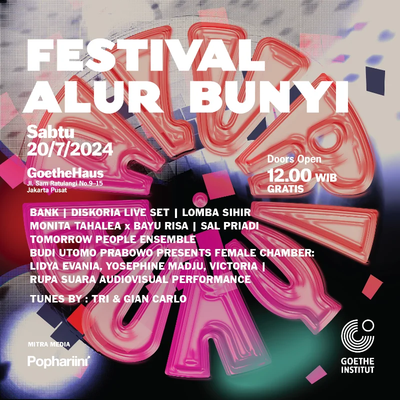 Poster Festival Alur Bunyi 2024