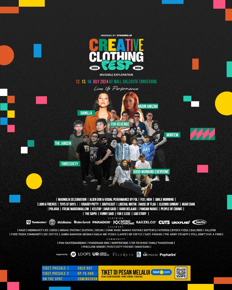 Poster Creative Clothing Fest 2024