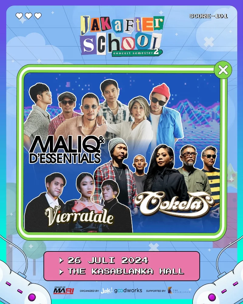 Poster Jak After School Concert – Semester 2