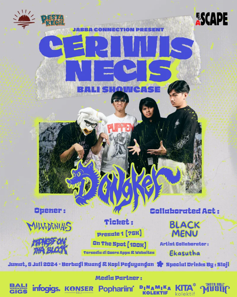 Poster DONGKER: Ceriwis Necis Bali Showcase