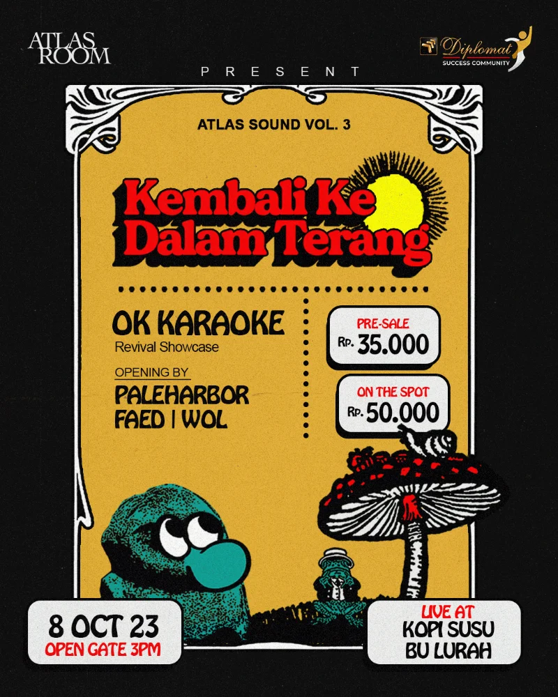 Poster Atlas Sound Vol. 3: "Kembali Ke Dalam Terang"
