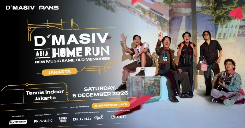 Poster D'MASIV ASIA HOME RUN IN JAKARTA 2026