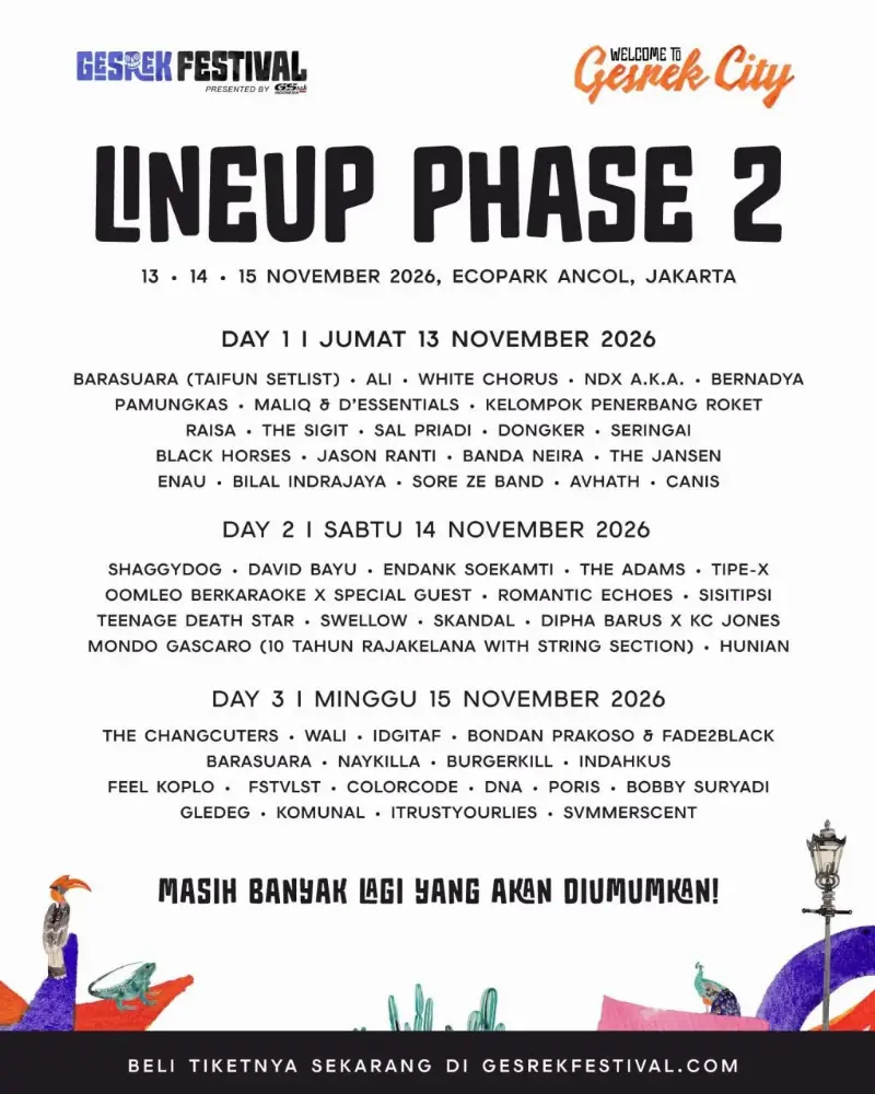 Poster Gesrek Festival 2026