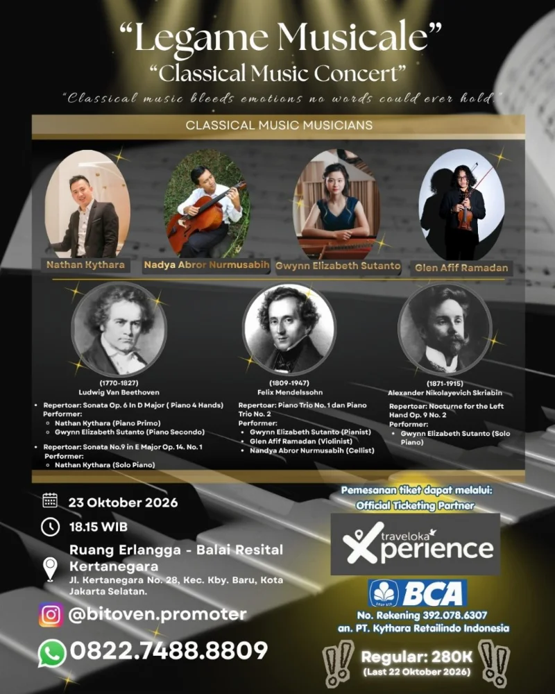 Poster "LEGAME MUSICALE" - CLASSICAL MUSIC CONCERT