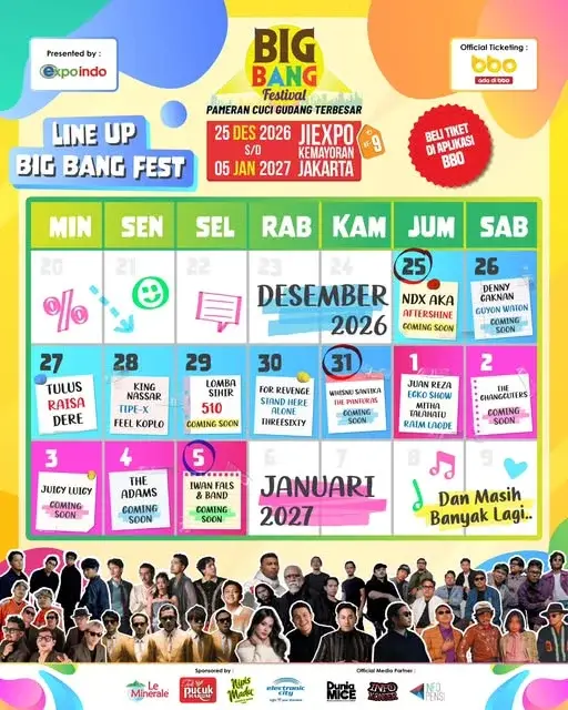 Poster Big Bang Festival 2026