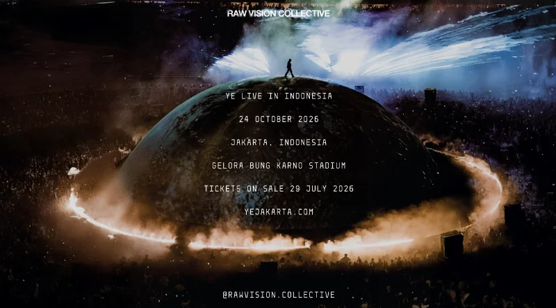 Poster YE LIVE IN JAKARTA 2026